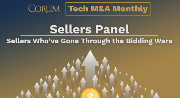 Tech M&A Monthly Webcast: Sellers Who’ve Sold During the Bidding Wars 