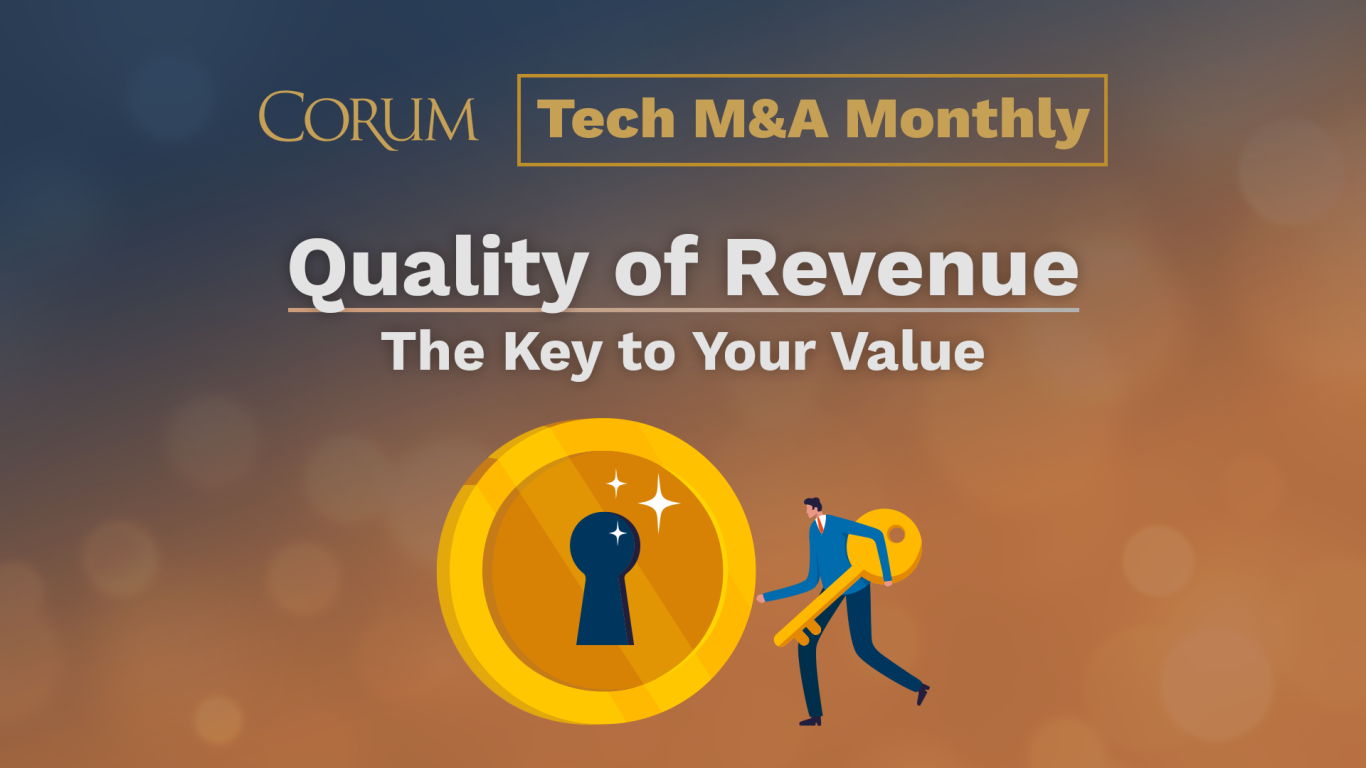 Tech M&A Monthly: Quality of Revenue